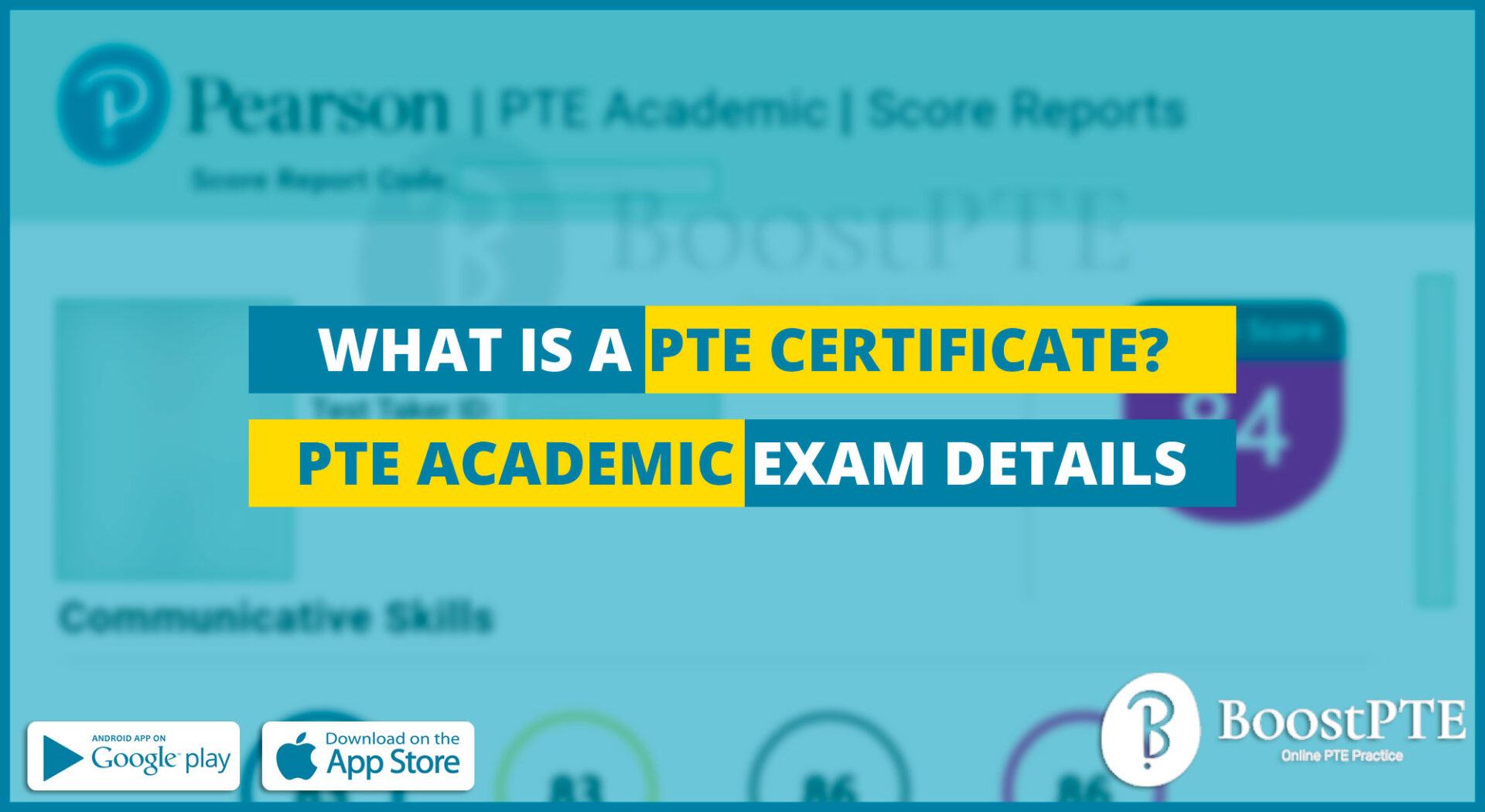 What Is A PTE Certificate PTE Academic Exam Details Free Online PTE 